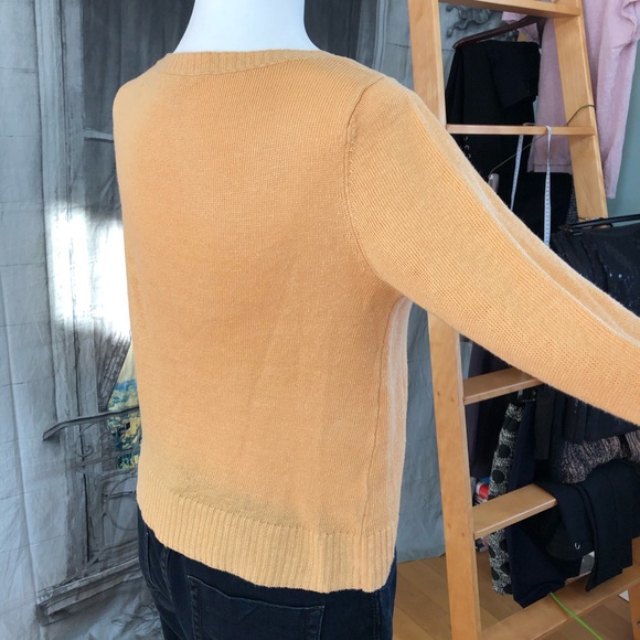 Eileen Fisher Yellow Linen Sweater Size Small - Picture 3 of 7